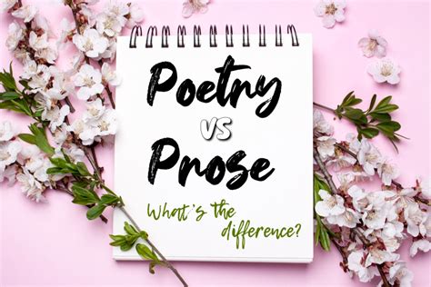 Poetry vs Prose: How do they Differ?