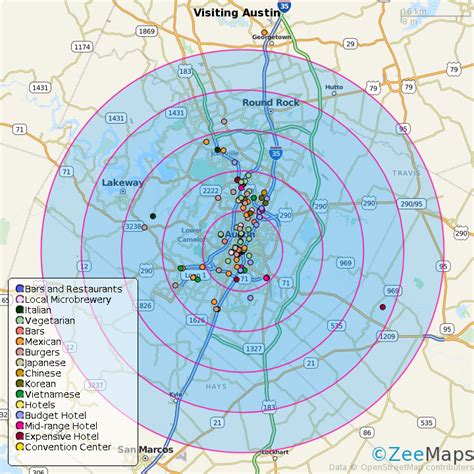 Radius Circle Map | Wells Printable Map