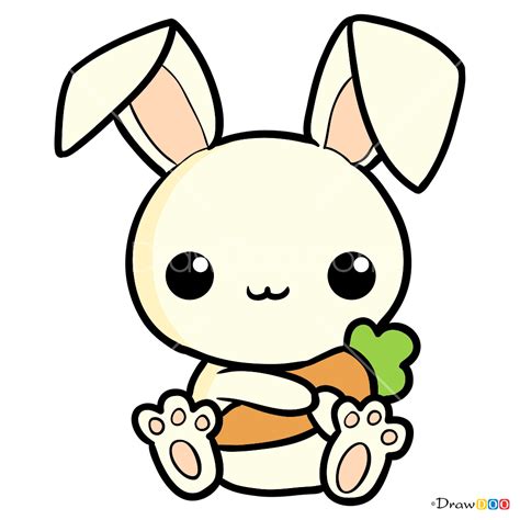 Cartoon Bunny Drawing - Cartoon Rabbits To Draw | Bodewasude