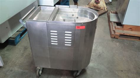 Stainless Dim Sum Cart 28"W x 18"D - Oahu Auctions