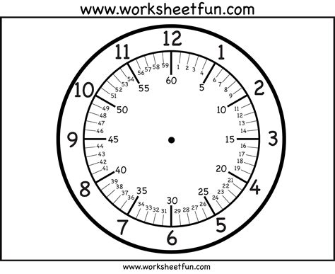 Printable Cutout Clock Hands