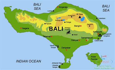 Peta Indonesia Berdasarkan Pulau Bali Merupakan - IMAGESEE