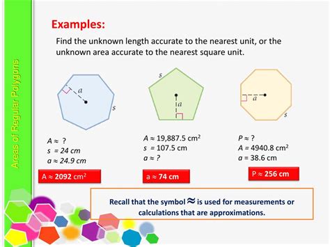 PPT - Lesson 8-4 Areas of Regular Polygons PowerPoint Presentation, free download - ID:2360326