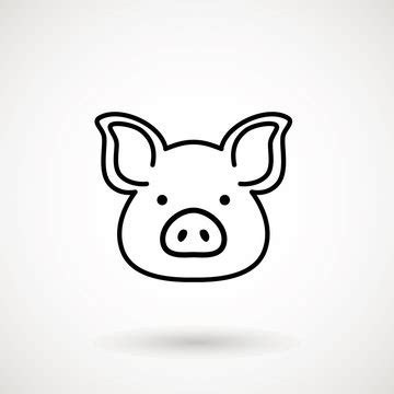 Pig Face Silhouette