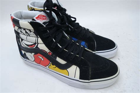 Vans + Disney Mickey Mouse Sk8-Hi Shoes Women Size 10… - Gem