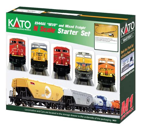 106-0021 N ESS44AC GEVO FREIGHT CSX Starter set - Kato N Scale