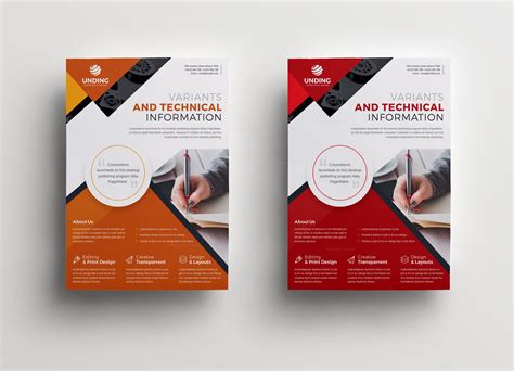 Classic Professional Business Flyer Design Template - Graphic Templates