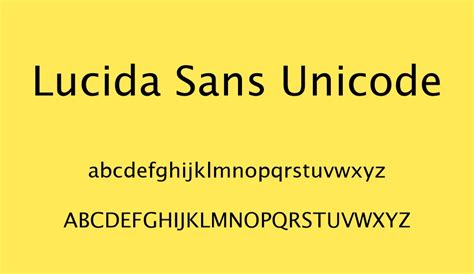 Free lucida sans unicode - jawermyweb