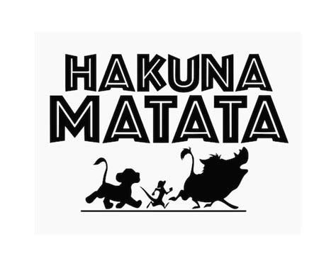 Lions King SVG Hakuna Matata SVG Disney svgCricut cut file