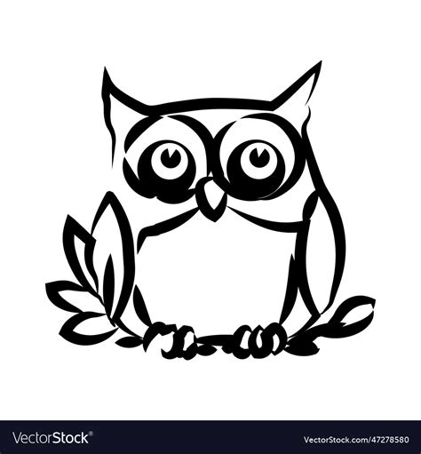 Owl logo Royalty Free Vector Image - VectorStock