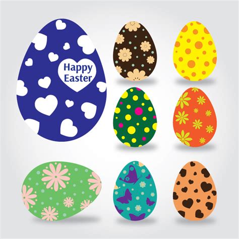 Easter Egg Vector Pack Vector Art & Graphics | freevector.com