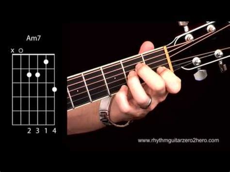 Major Chords Chart For Guitar With Fingers Position Stock