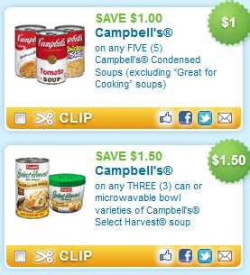 New Campbell's Soup Coupons | Save Up to $3.50! - Passion for Savings