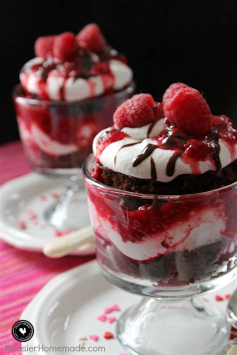 Chocolate Raspberry Trifle - Hoosier Homemade