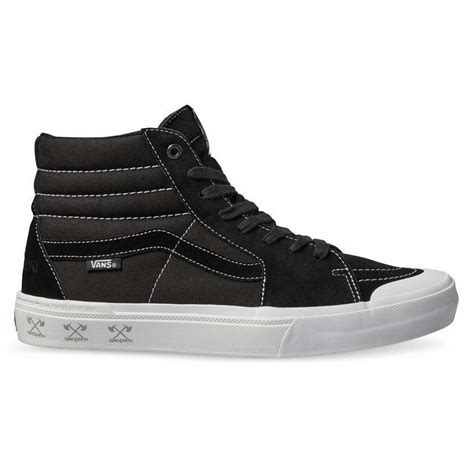 Vans Skate Shoes Sk8 Hi Pro BMX Demolition Black White