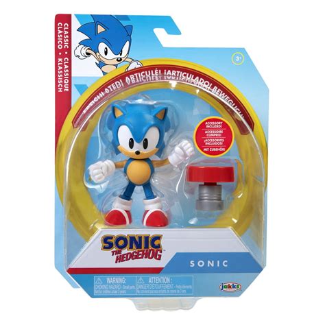 Sonic the Hedgehog 4 inch Action Figure - Classic Sonic - Walmart.com - Walmart.com