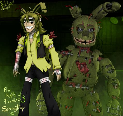 FNaF 3: Springtrap (Remastered) by Emil-Inze on DeviantArt