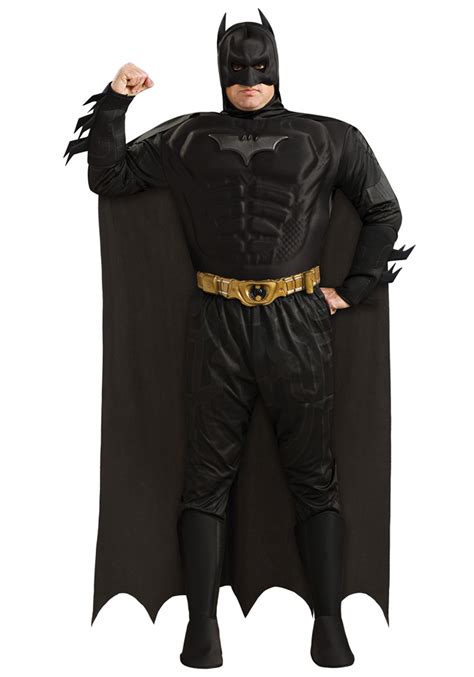 Men's Plus Size Batman Costume 1X