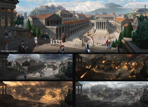 Pompeii Before, During & After the Eruption of Mt. Vesuvius (by David Villegas) : r/pompeii