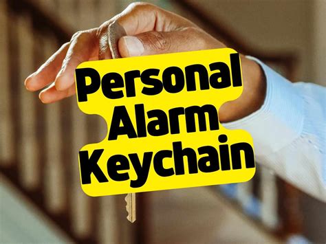 Feel Safe With A Personal Alarm Keychain For Women, Kids And The Elderly