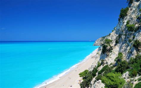 Lefkada Beaches Map // World Beach Guide