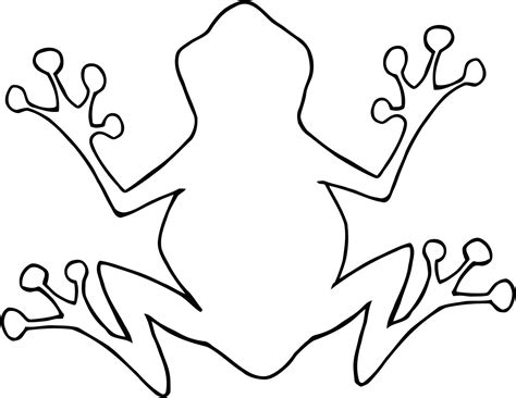 Free Outline Of A Frog, Download Free Outline Of A Frog png images, Free ClipArts on Clipart Library