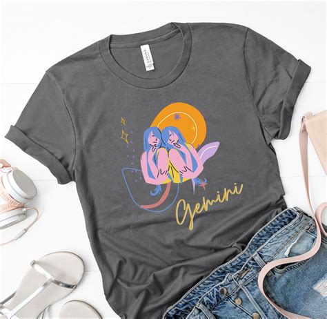 Astrology Clothing Gemini Sign Zodiac Gemini AF Birthday | Etsy