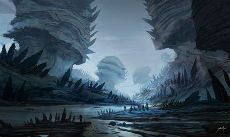 Alien World by JJcanvas on deviantART | Alien worlds, Fantasy landscape, Alien planet