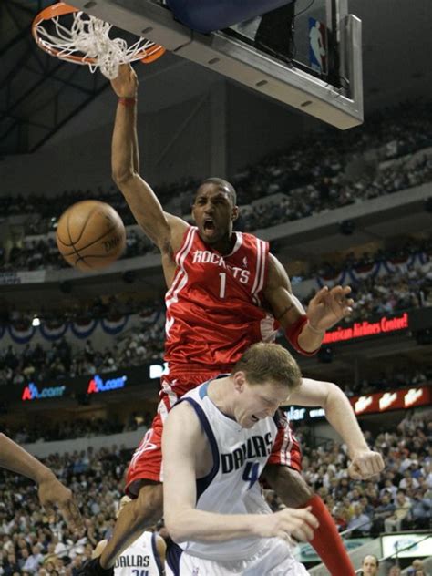 Tracy McGrady Houston Rockets Monster Dunk Basketball 24x18 Wall Print POSTER