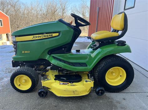 2012 John Deere X360 tractor 48" deck 448 hours $4500 — CB Lawn Equipment