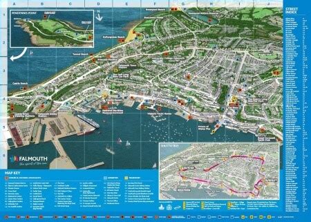 Falmouth Map Falmouth map great britain latitude & longitude: free england maps - Cruise Room Ideas