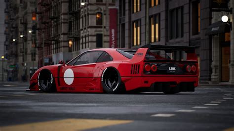 This Ferrari F40 Liberty Walk Body Kit Is Blasphemy But Gorgeous