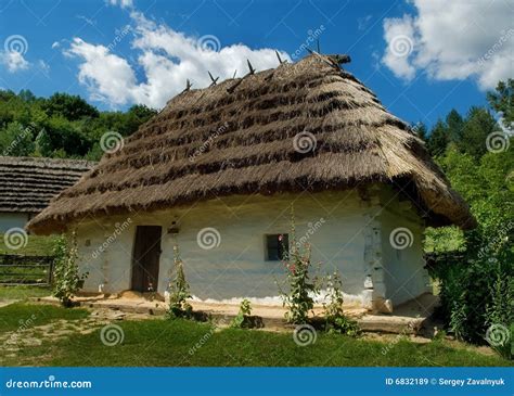 Straw Roof And Chimneys Stock Image | CartoonDealer.com #41099227