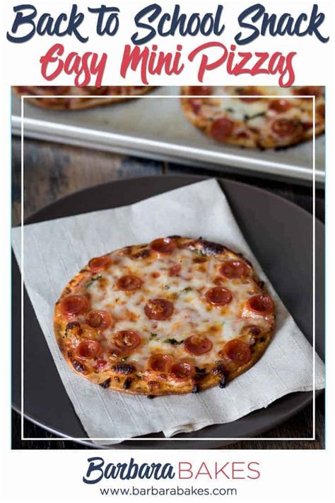 Easy Mini Pizza Recipe - Barbara Bakes™