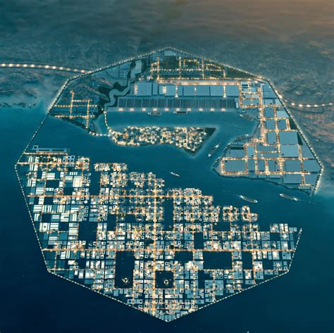 Saudi Arabia unveils plans for octagonal floating port city in Neom ...