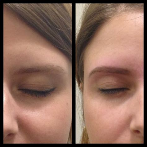 Vicky Brown Hair and Make Up: Eyebrow Sculpting Before and After