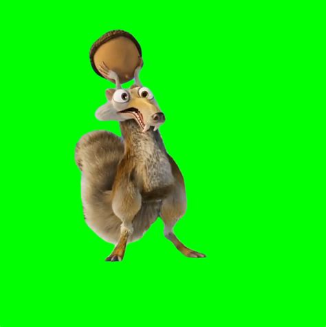 Ice Age - Scrat Finally Gets His Acorn (Green Screen) – CreatorSet