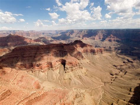 Grand Canyon Aerial View stock image. Image of clouds - 25687341