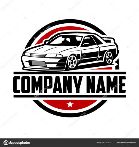 Japanese Sport Car Logo Template Car Club Jdm Garage Logo Stock Vector Image by ©bonkydesign ...