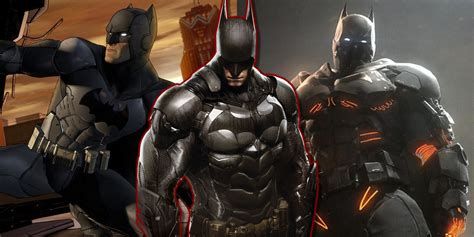 Top 55+ imagen batman arkham suit comparison - Abzlocal.mx