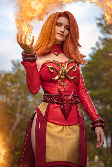 Lina Dota 2 Cosplay by ClaireSea on DeviantArt