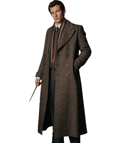 Fantastic Beasts The Secrets Dumbledore Theseus Scamander Double Breasted Trench Coat - Jackets ...