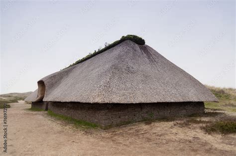 Prehistoric Reconstruction of a Stone Age House Stock Photo | Adobe Stock