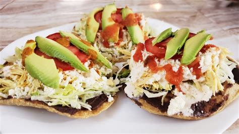 Tostadas De Pollo Receta