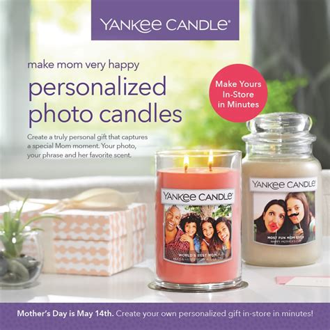 Personalized Photo Candles for Mom at Yankee Candle! - Sangertown Square