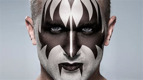 Gene Simmons Kiss Makeup Template - Mugeek Vidalondon