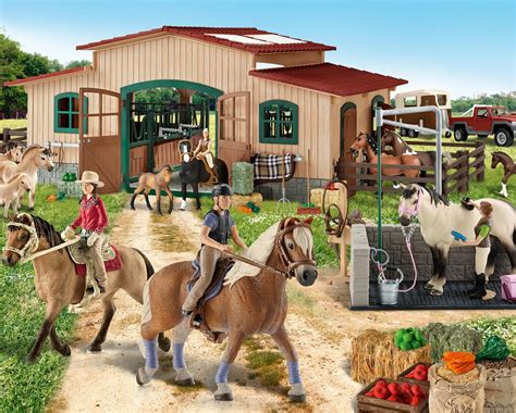 Schleich Horse Stable with Accessories, Figures - Amazon Canada