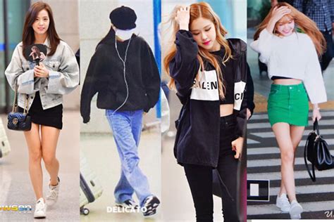 BLACKPINK Airport Photos at Incheon and Fukuoka, October 7, 2018