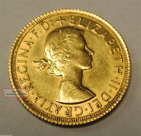 1967 Elizabeth Ii Full Sovereign Gold Coin