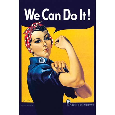 Rosie the Riveter Poster | MightyToy.com